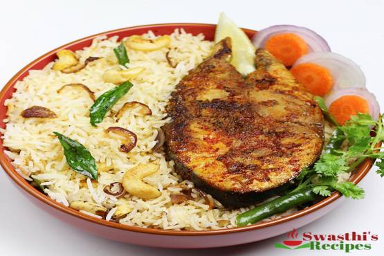 Vegetable Fried Rice With Fish
