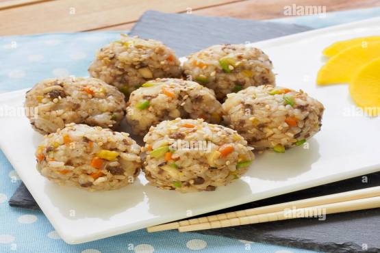 Rice Balls with Beef