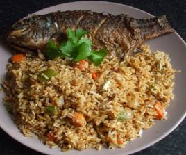 Fried Rice with Tilapia